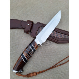 МИСЛИВЕЦЬ ексклюзивний ніж ручної роботи майстра студії ALEKSANDR KASINEC, купити замовити в Україні (Сталь N690™ 60-61 HRC). Photo 2